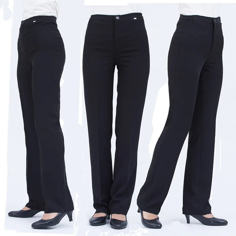 Ladies Black Bartending Work Wear Uniforms