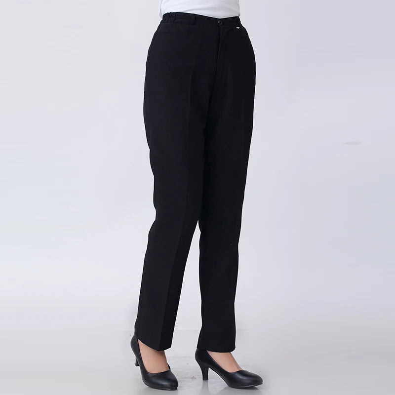 Ladies Black Bartending Work Wear Uniforms