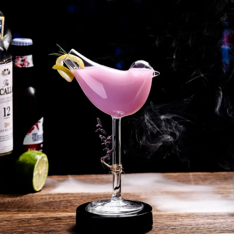 Bird Shaped Cocktail Glass