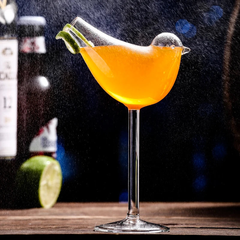 Bird Shaped Cocktail Glass