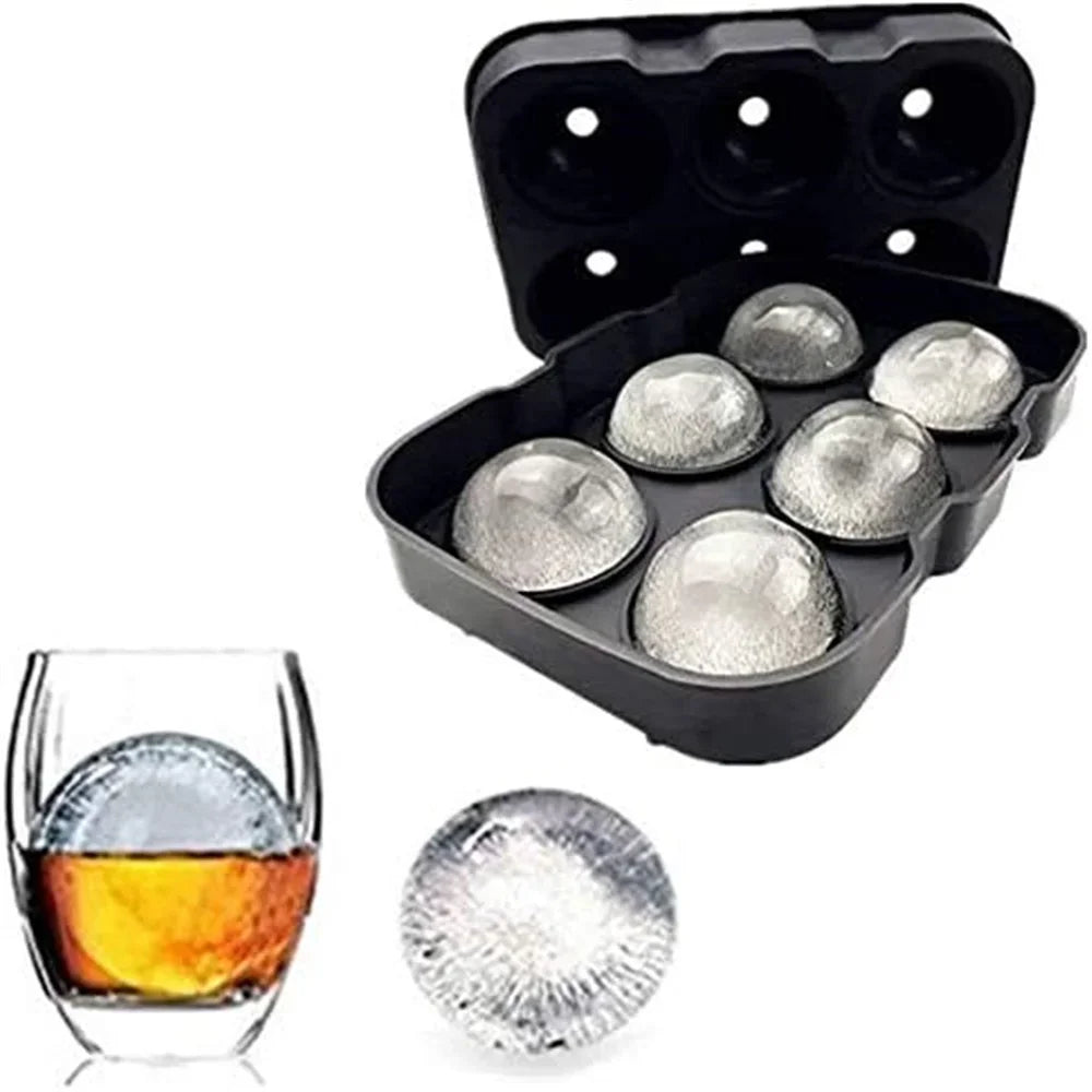 Bartender Black Silicone Ice Ball Mold