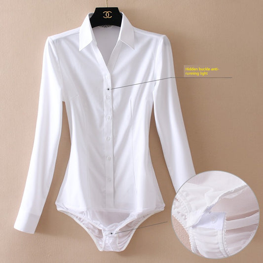 Women's Long Sleeve Bodysuit Polo
