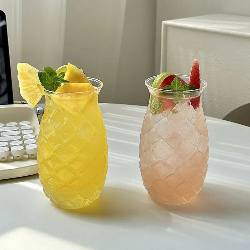 Bartender Black Pineapple Cocktail Glasses