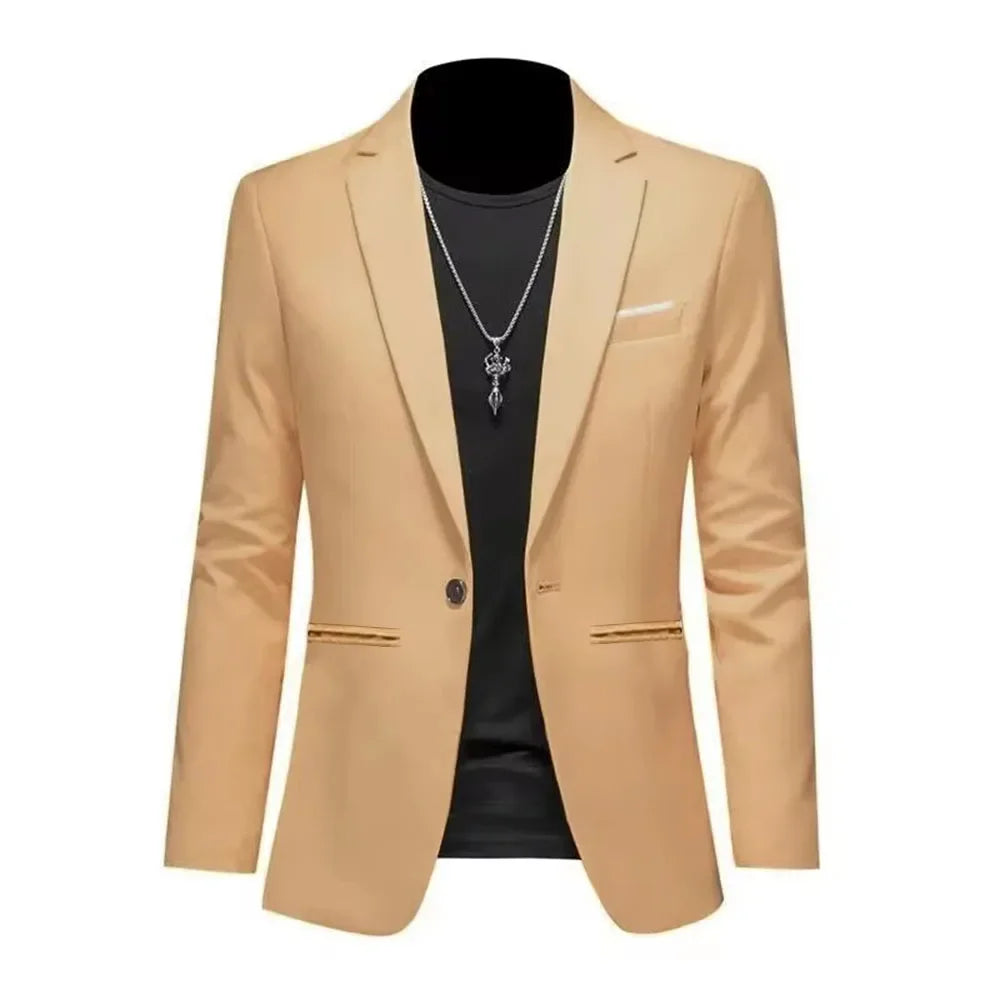 Bartender Black Men's Slim Fit Blazer