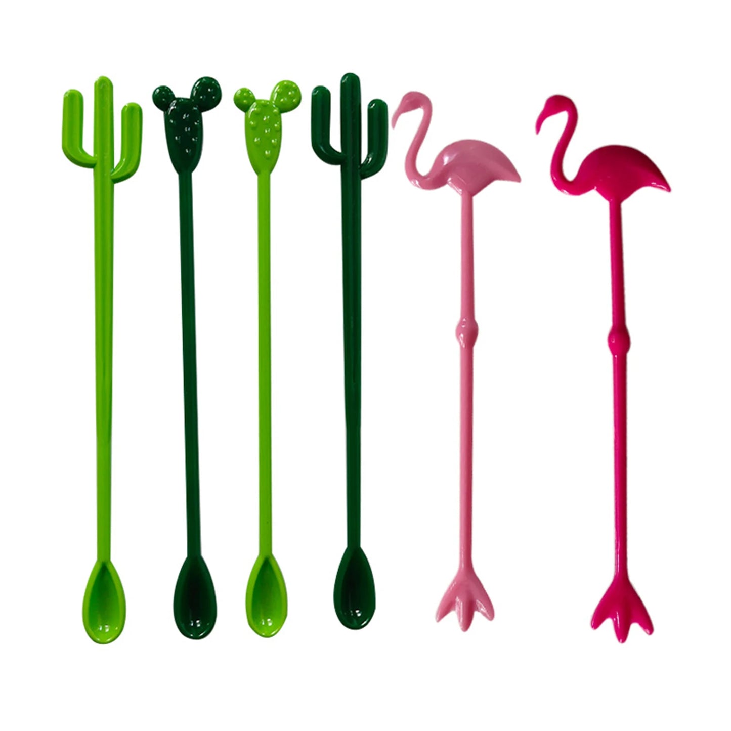 Plastic Cocktail Bar Character Sticks