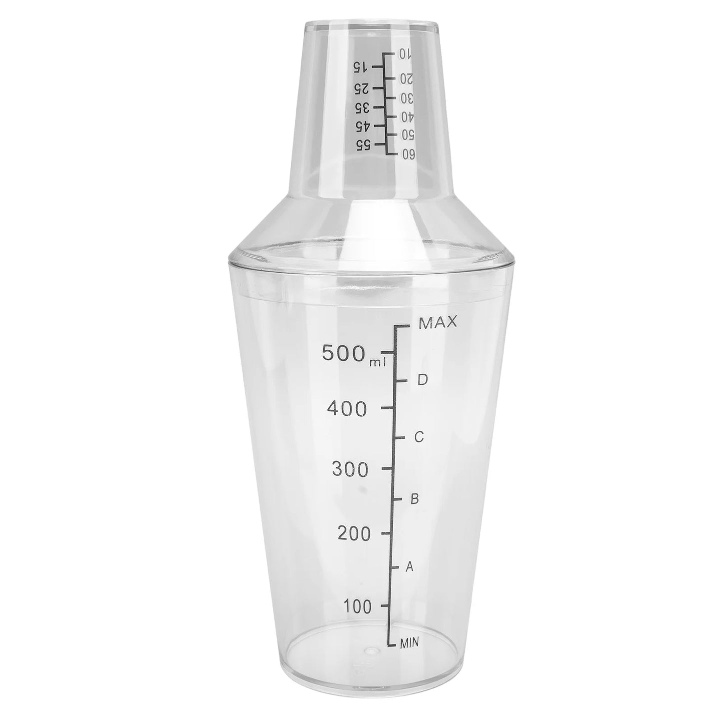 500/700ml Cocktail Shaker Transparent Mixing Glass