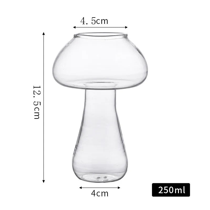 Bartender Black Mushroom Cocktail Glass
