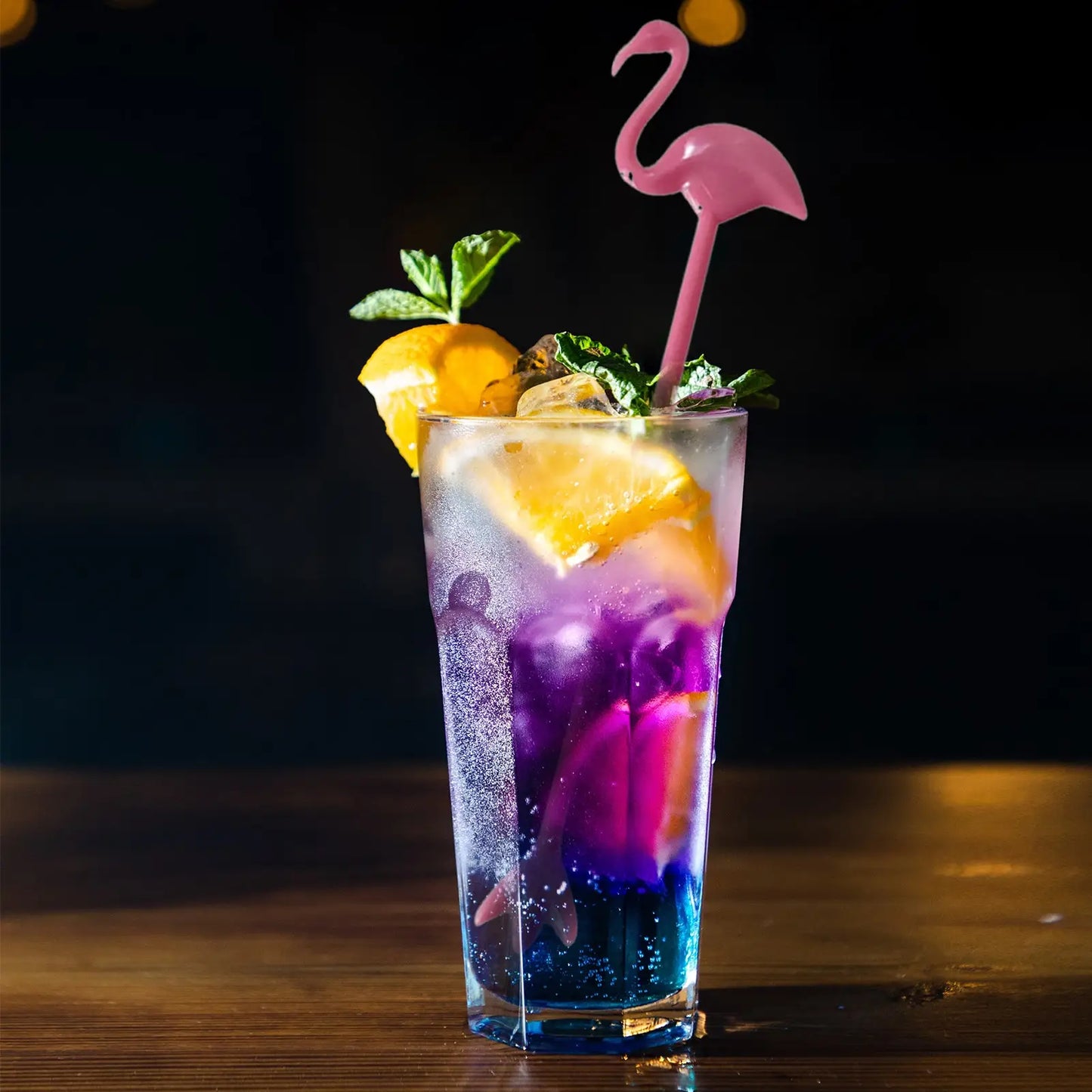 Plastic Cocktail Bar Character Sticks