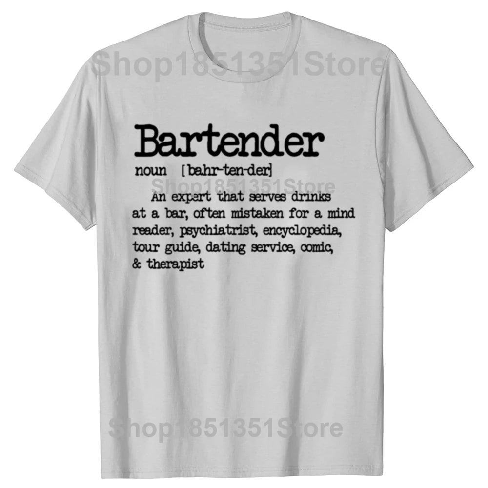 Bartender Definition Bar Graphic T-shirt