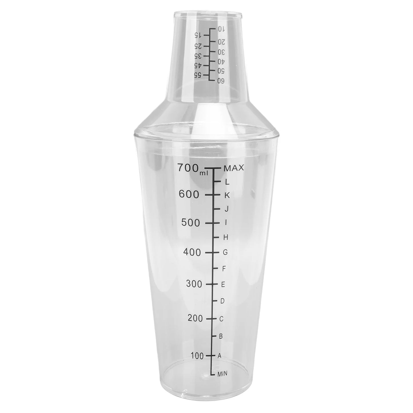 500/700ml Cocktail Shaker Transparent Mixing Glass