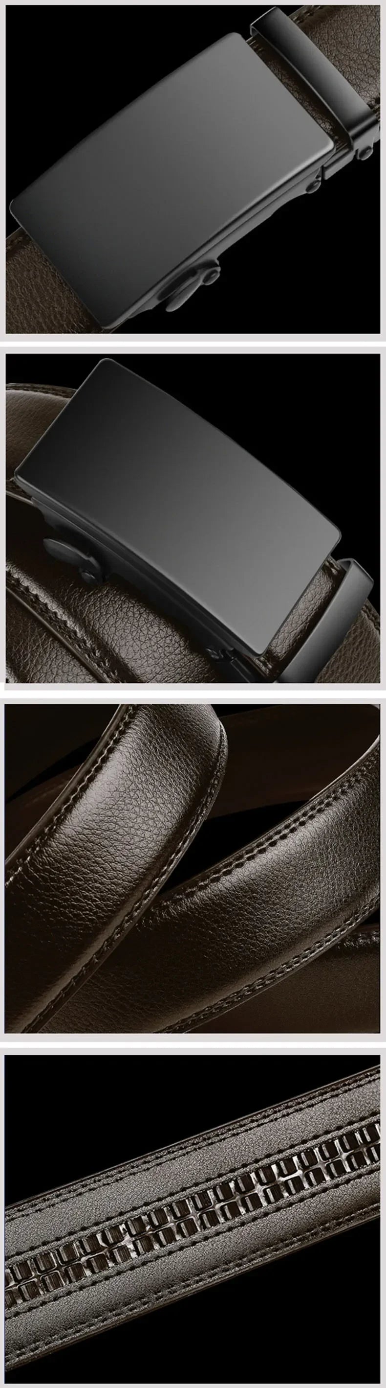Bartender Black Auto-Buckle Belt