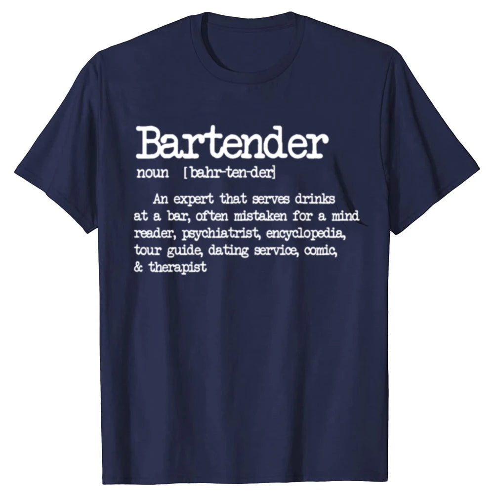 Bartender Definition Bar Graphic T-shirt