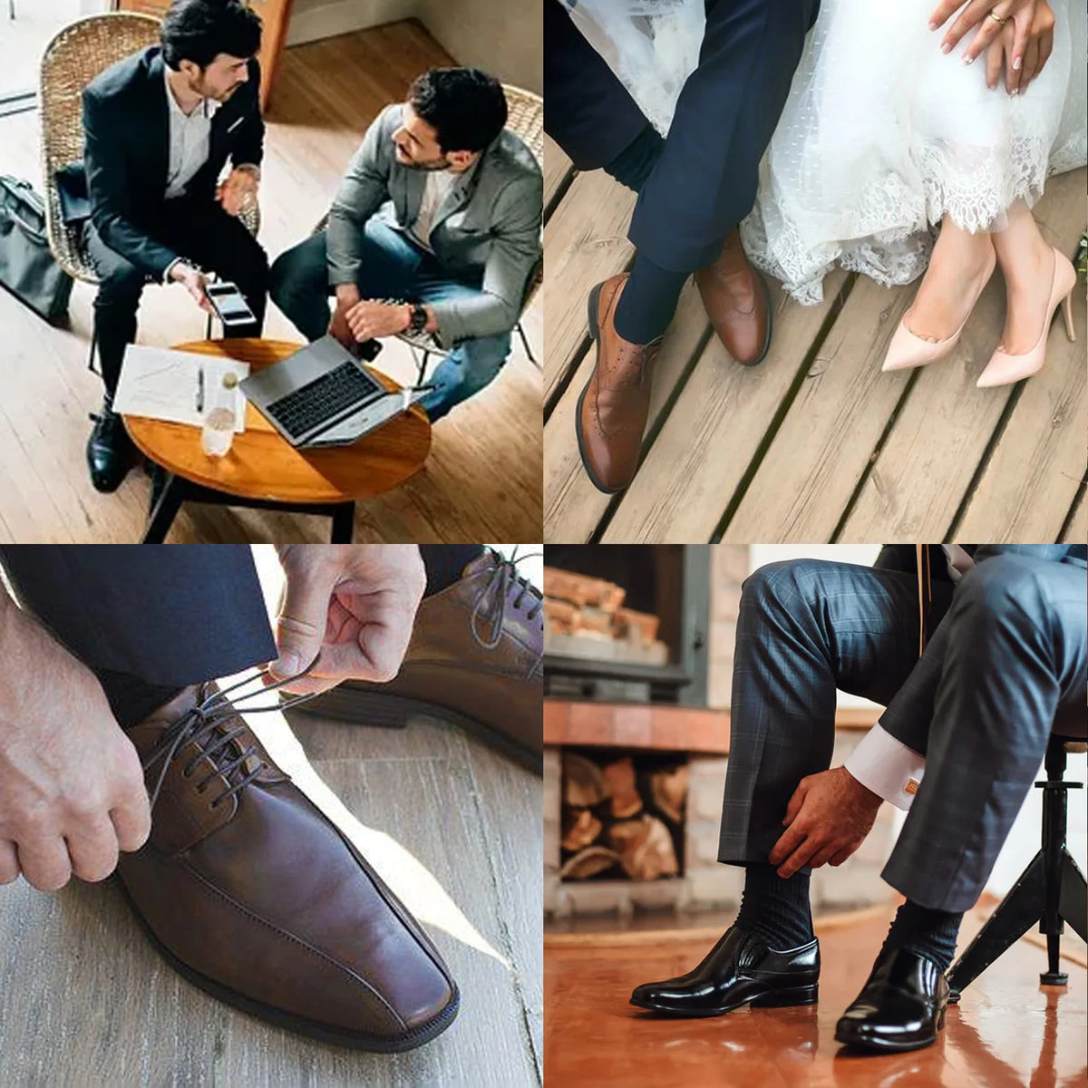 Bartender Black Men's Bamboo Dress Socks 5-Pack