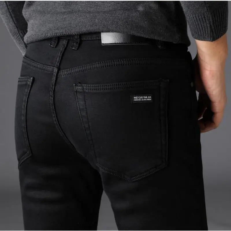 Men's Stretch Bartender Black Jeans Classic