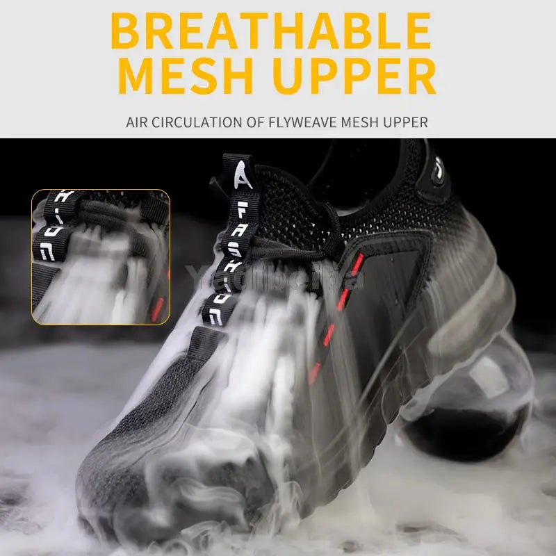 Breathable Steel Toe Safety Work Shoes