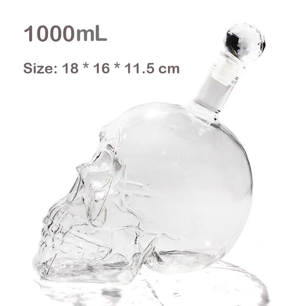 Skull Creative Gothic Wine Vodka Decanter