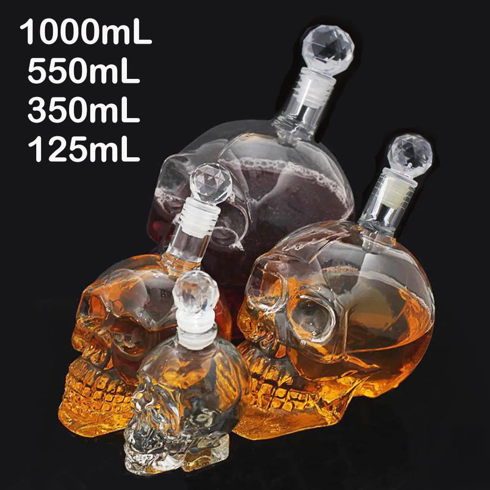 Skull Creative Gothic Wine Vodka Decanter