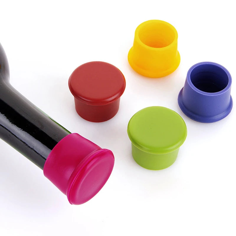 Durable Flexible Silicone Leak Free Wine Champagne Bottle Stopper