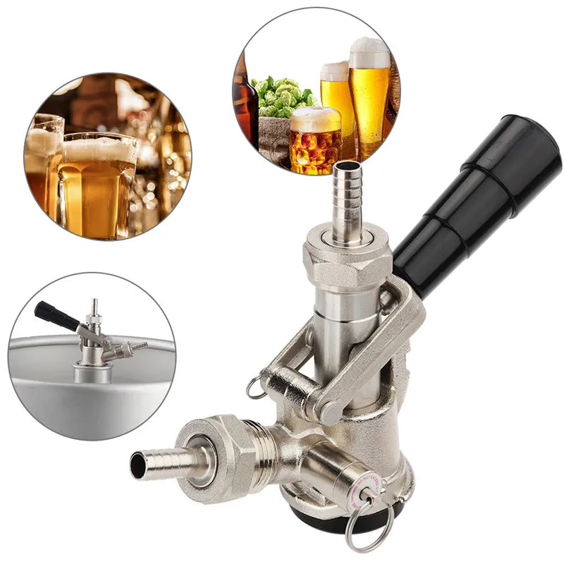 Draft Beer Keg Coupler Beer Tap Dispenser Home Brewing High Quality Beer Tap Connectors A Type G Type S Type D Type Couplers