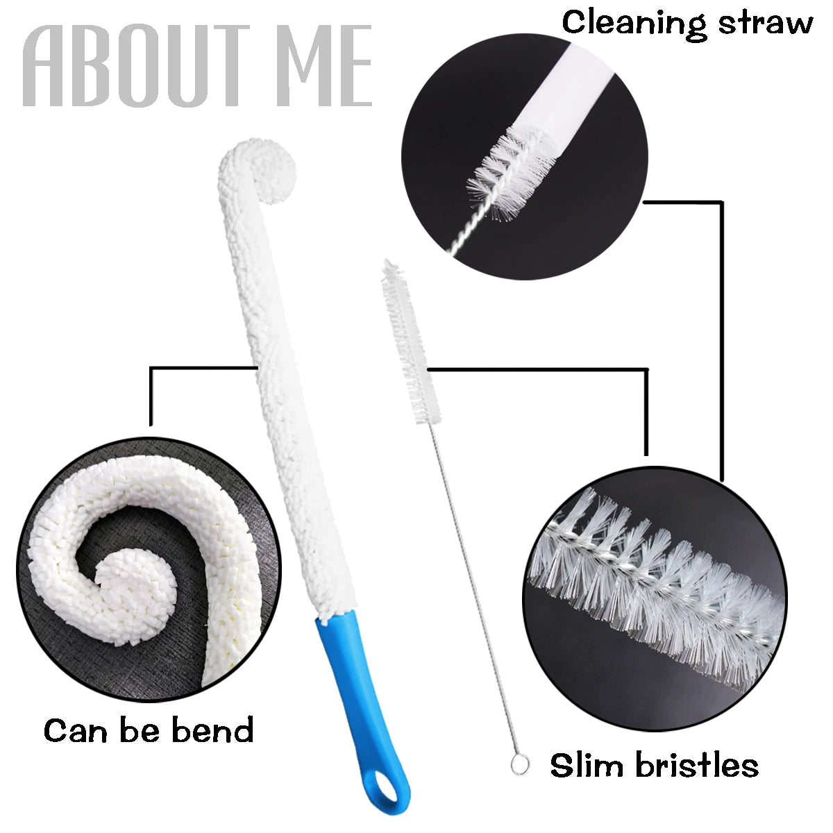 Flexible Bottle Cleaning Brush