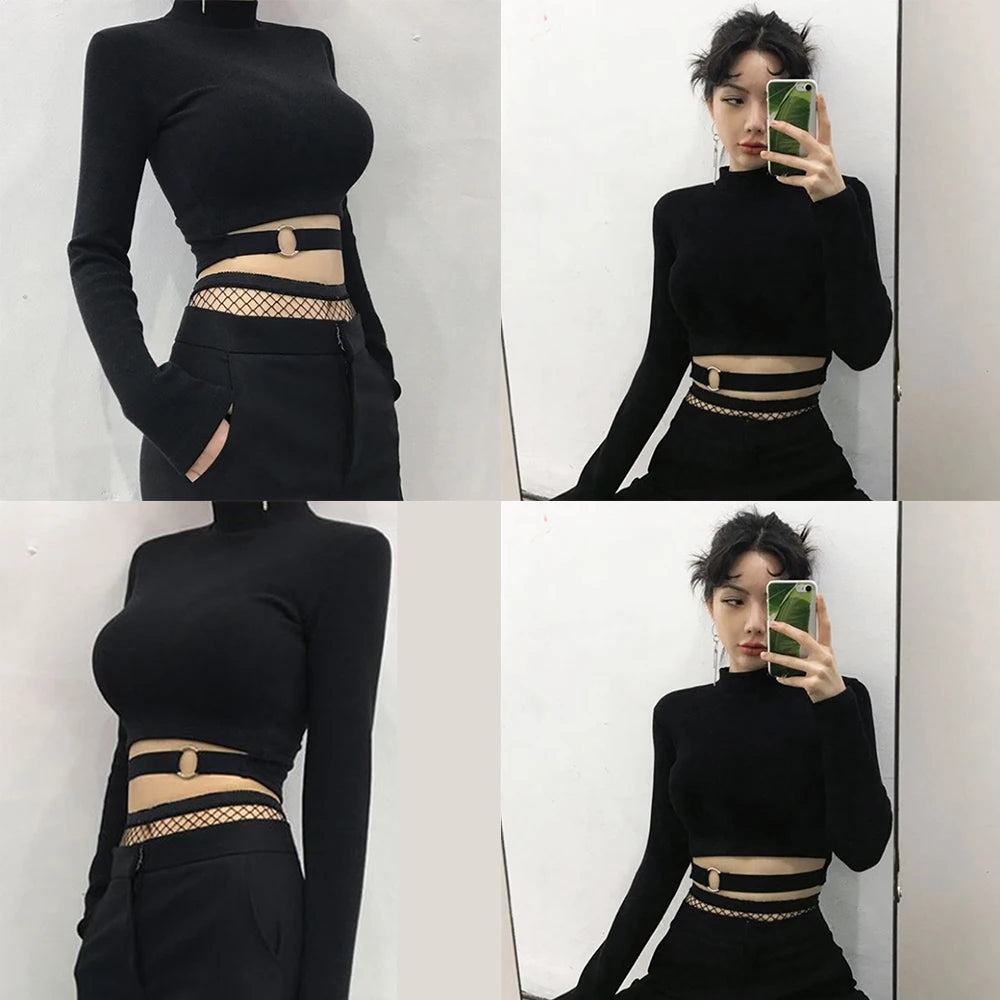 Women Sexy Styled Slim Long Sleeve & Skirt