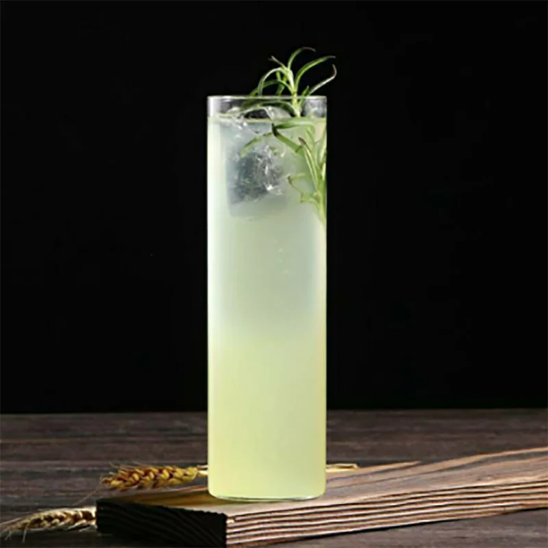 Japanese Style Straight Cocktail Glass Highball Hypo Cup Lengthened And Heightened Colin Cup Drinking Water Cup