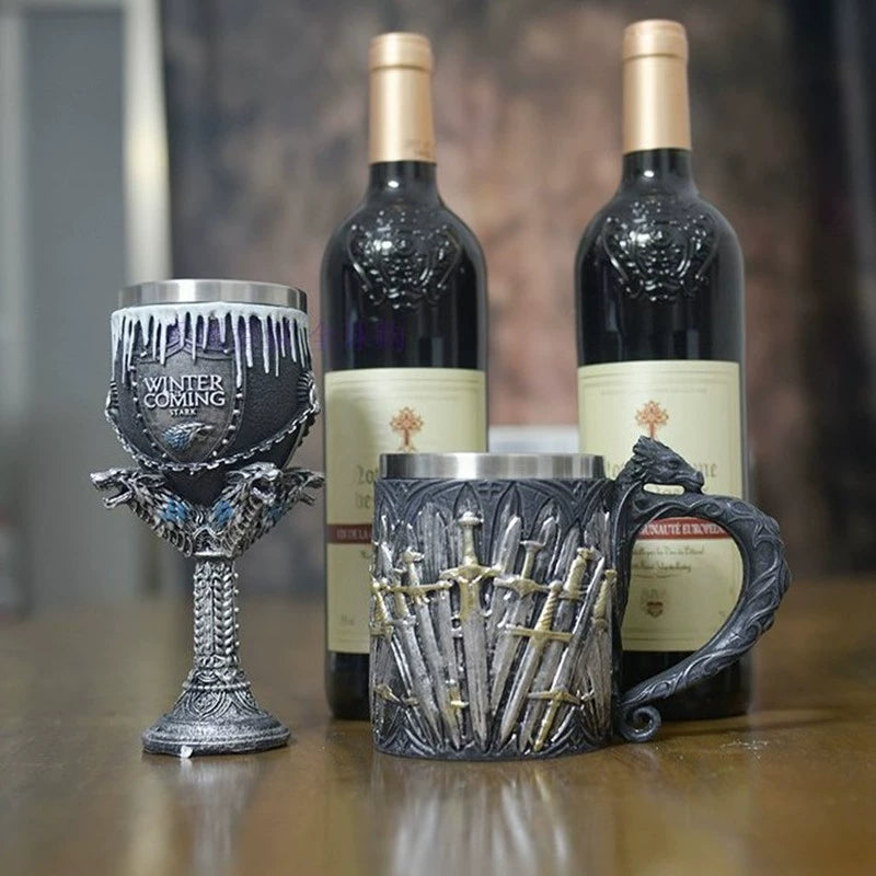 Bartender Black Game of Thrones Fire & Ice Cup  Commemorative Edition