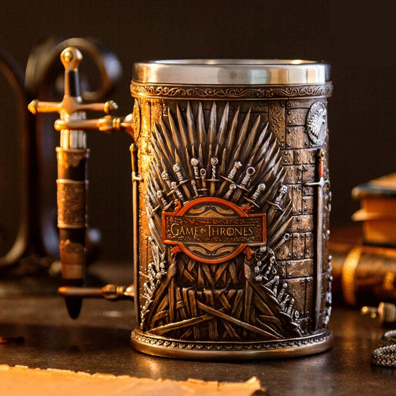 Bartender Black Game of Thrones Fire & Ice Cup  Commemorative Edition