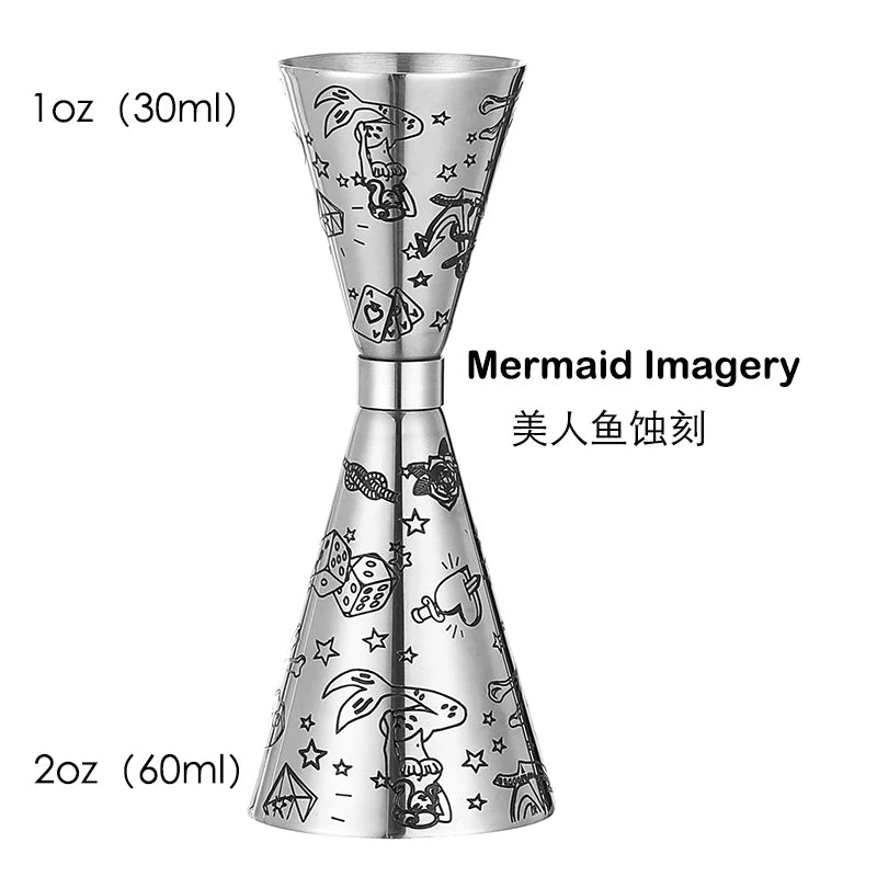 Japanese Style Stainless Steel Jigger Cocktail Jigger Bar Measures  Bar Tools Bar Accessories