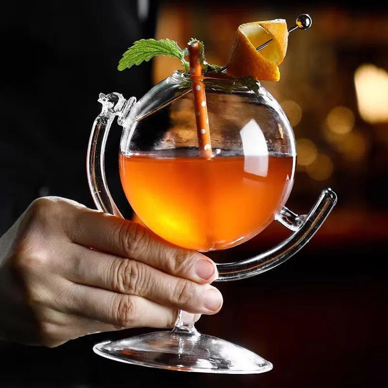 Bartender Black Globe Cocktail Glass
