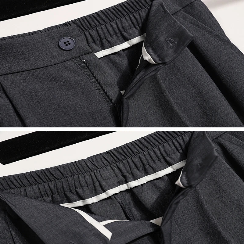 Bartender Black Women's High-Waist Straight-Leg Pants