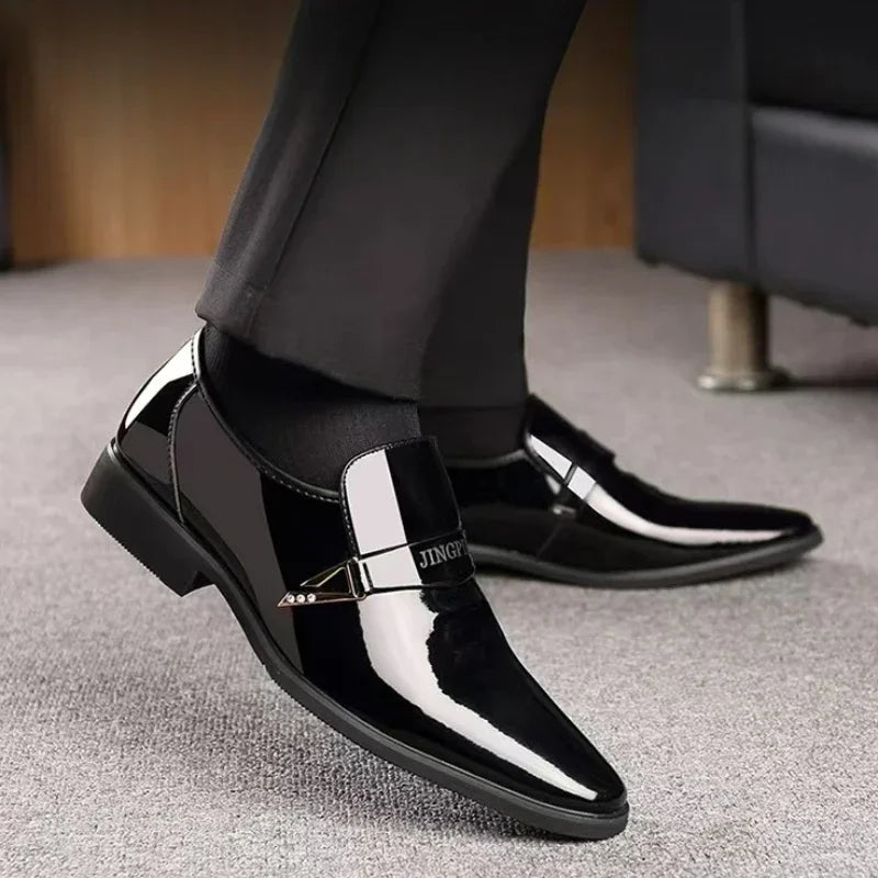 Men's Leather Oxford Dress Shoes