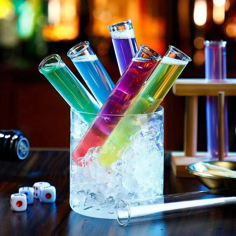 6-12Pcs Test Tube Shot Glasses