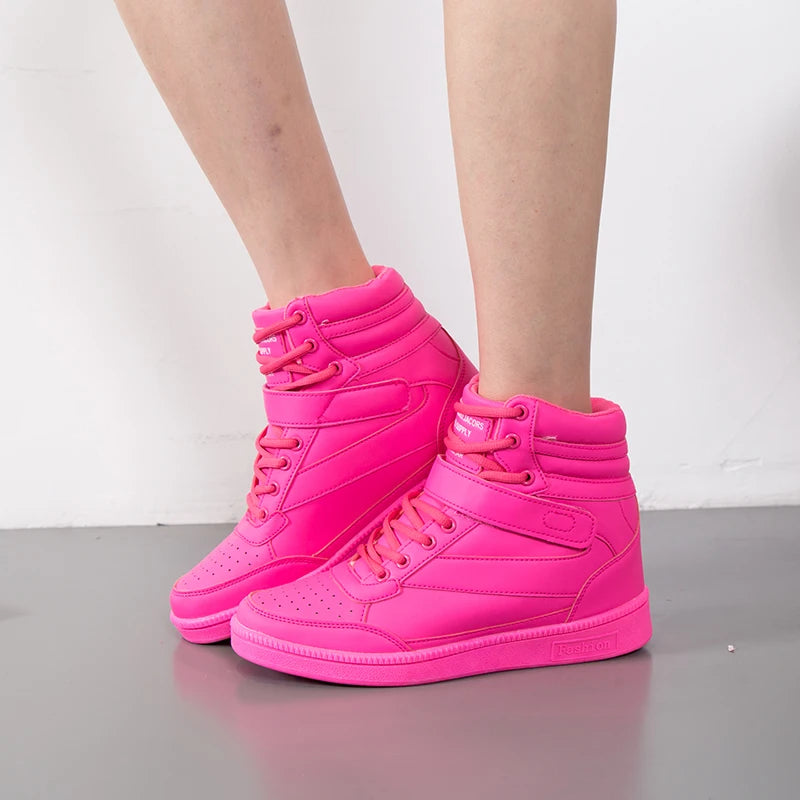 Womens Breathable High Top Shoes Casual Non-slip