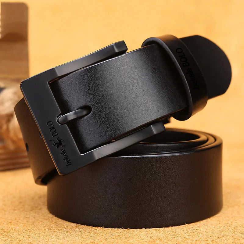 Bartender Black Leather Work Belt