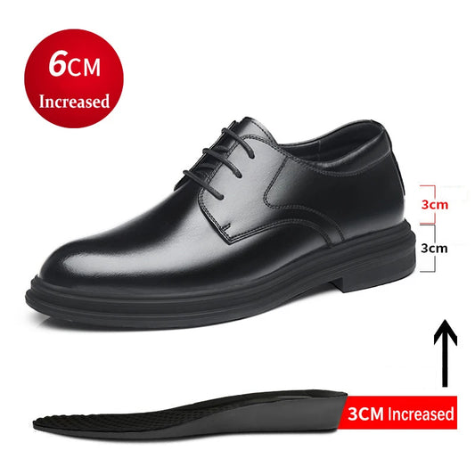 Bartender Black Men's Business Leather Oxford Shoes