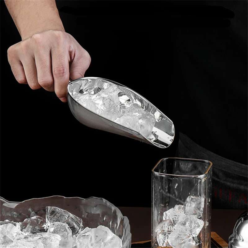 4-Size Aluminum Alloy Ice Scoop