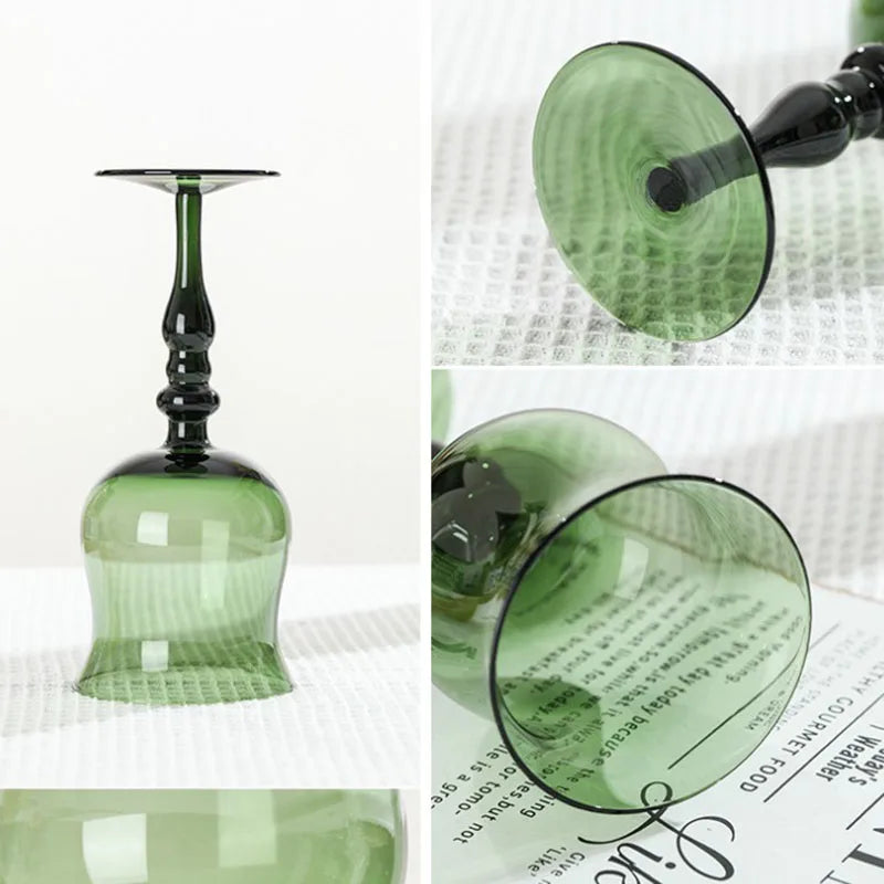 Bartender Black Vintage French Cocktail Glasses