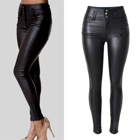 Women Leather Pants