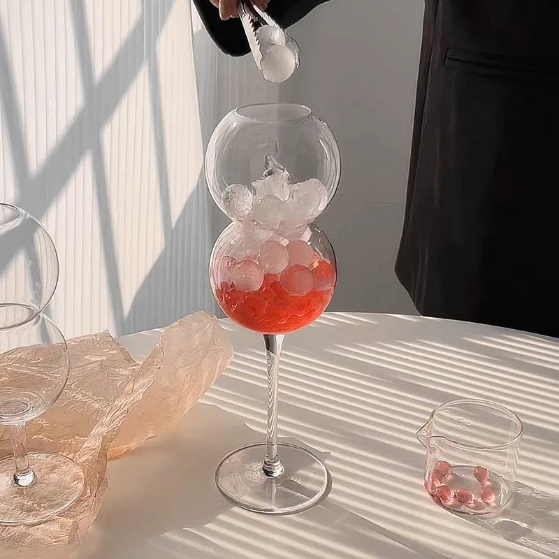 Creative Goblet Bubble Ball Cocktail Glass