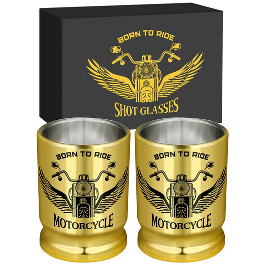 2pcs Set 50 Caliber Shot Glasses