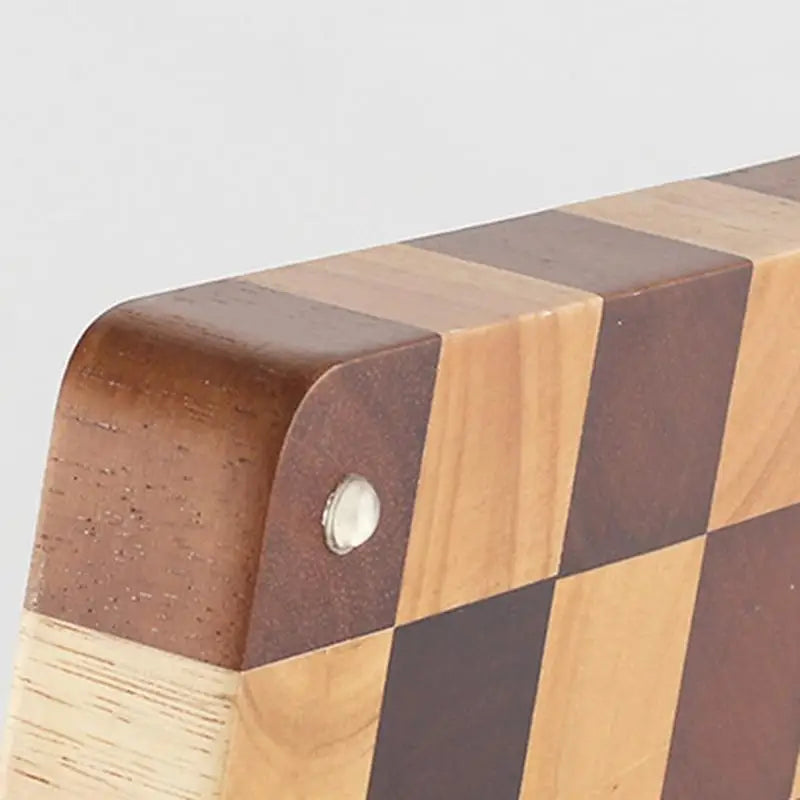 Checkerboard Beech Wood Cutting Board