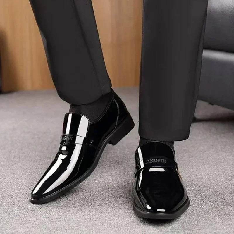 Men's Leather Oxford Dress Shoes