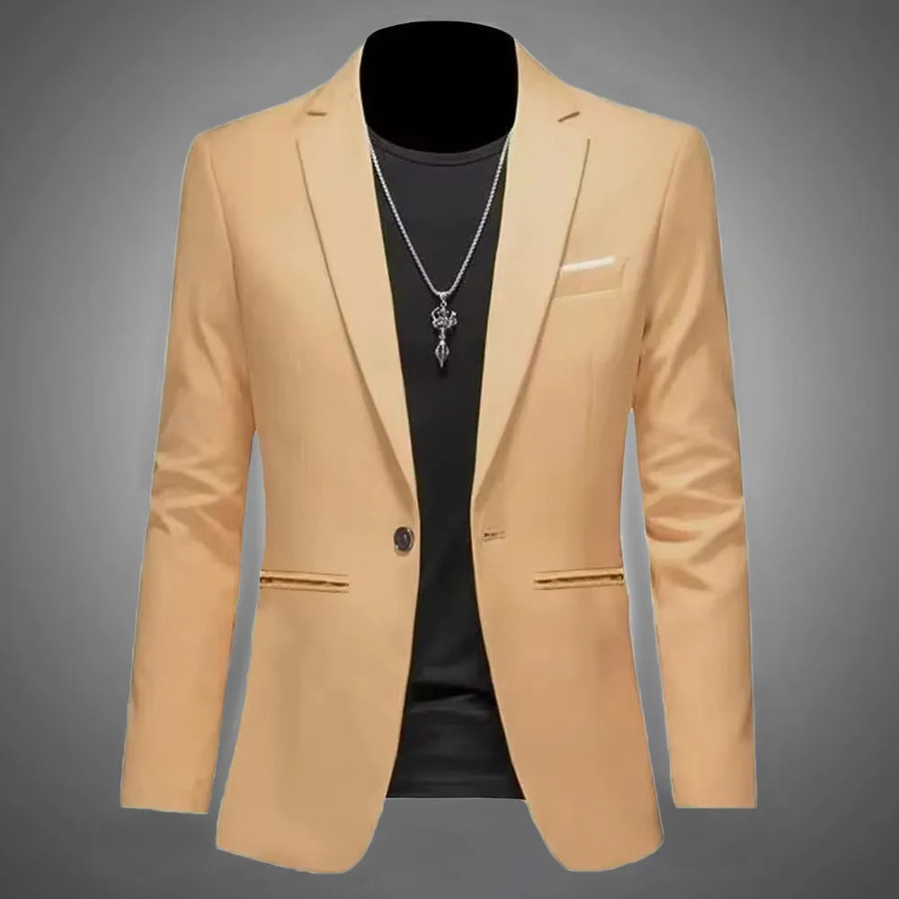 Bartender Black Men's Slim Fit Blazer