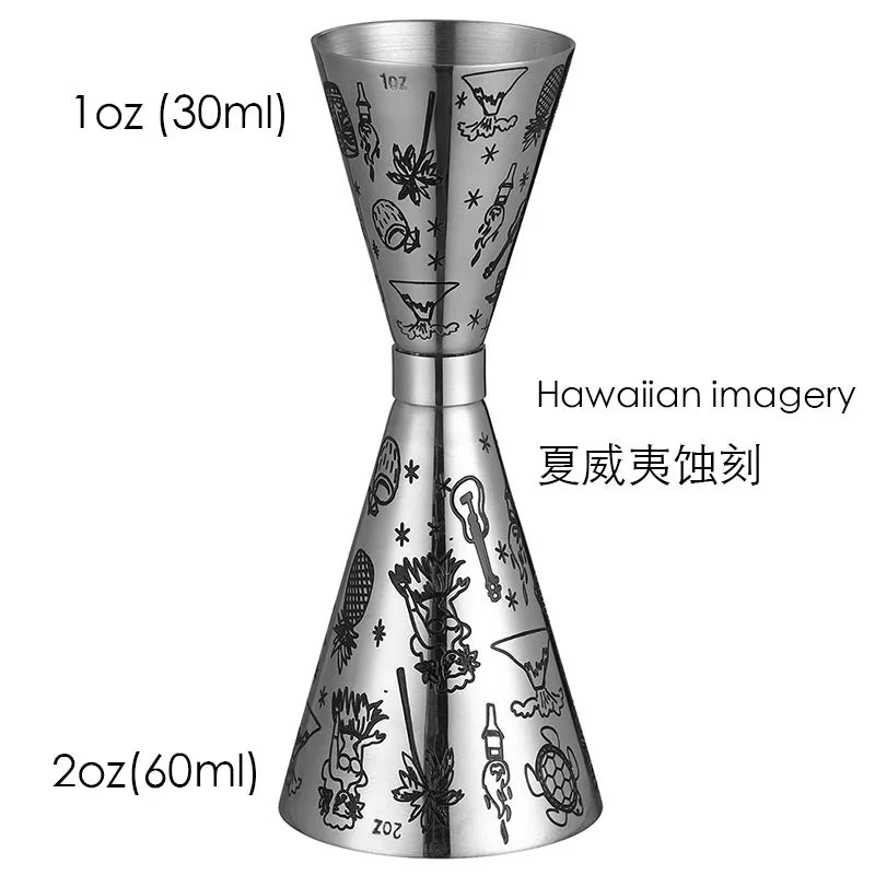 Japanese Style Stainless Steel Jigger Cocktail Jigger Bar Measures  Bar Tools Bar Accessories