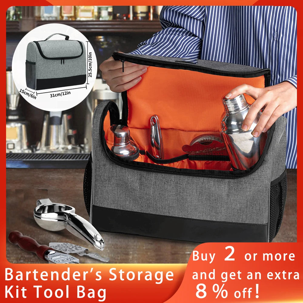 Bartender's Carrying Case with Handle