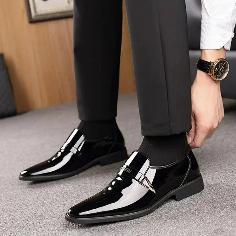 Men's Leather Oxford Dress Shoes