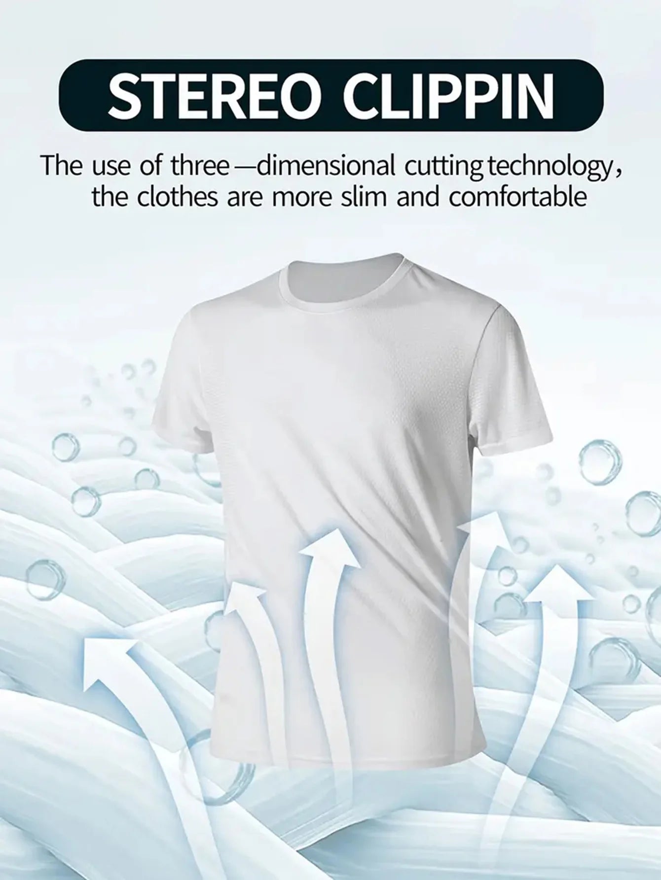 4-Pack White Ultra-Light Men's Quick Drying T-Shirt