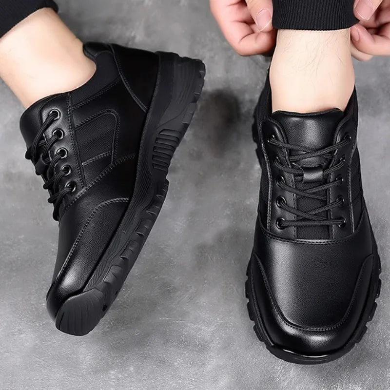Bartender Black Non-Slip Hospitality Shoes