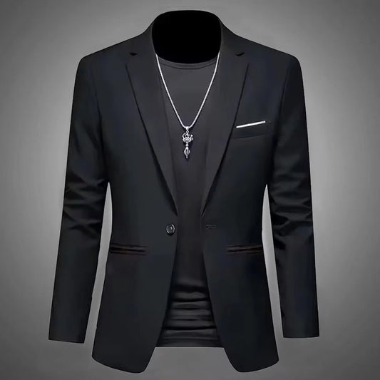 Bartender Black Men's Slim Fit Blazer